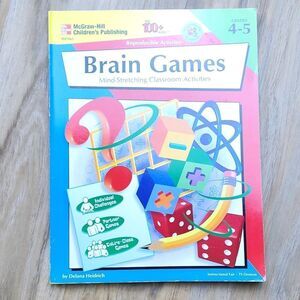 🔸️NWOT McGraw-Hill Brain Games Classroom Activity Book Grades 4-5